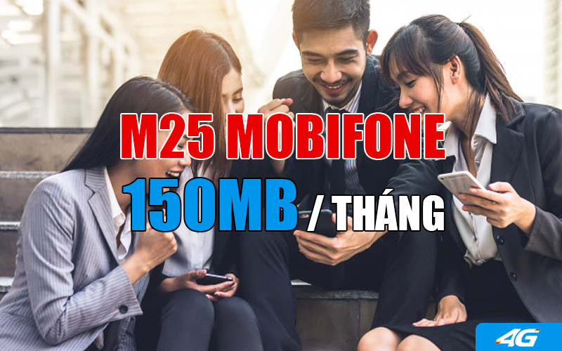 Đăng ký gói M25 Mobifone nhận 25MB không lo gián đoạn Internet