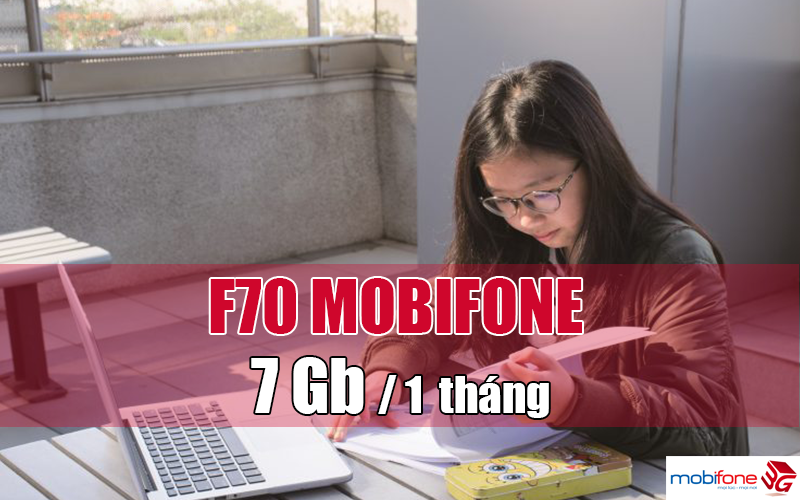 Đăng ký gói F70 Mobifone ưu đãi 7GB/tháng