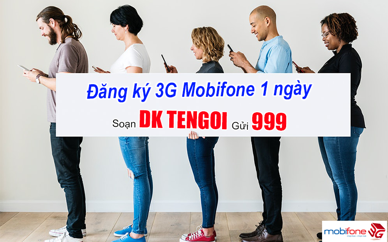 Cách đăng ký gói cước 3G Mobifone 1 ngày bằng tin nhắn đơn giản