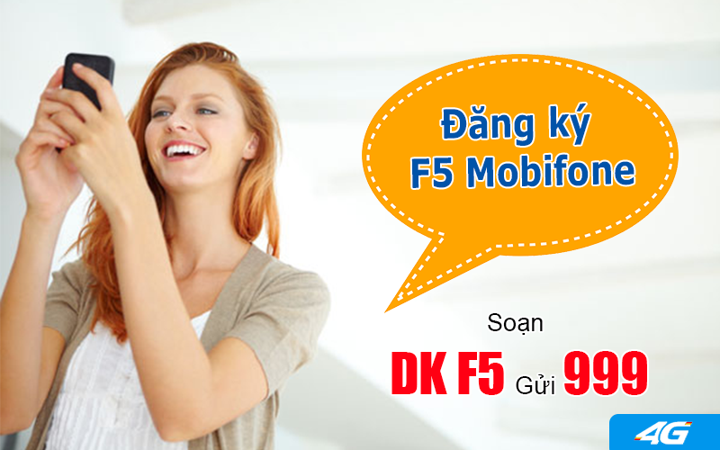 Đăng ký gói F5 Mobifone dễ dàng bằng tin nhắn