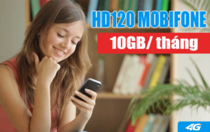 Đăng ký gói HD120 Mobifone ưu đãi khủng 10GB /tháng