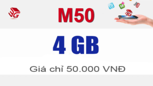 Gói M50 Mobifone có ngay 4 GB giá chỉ 50.000đ